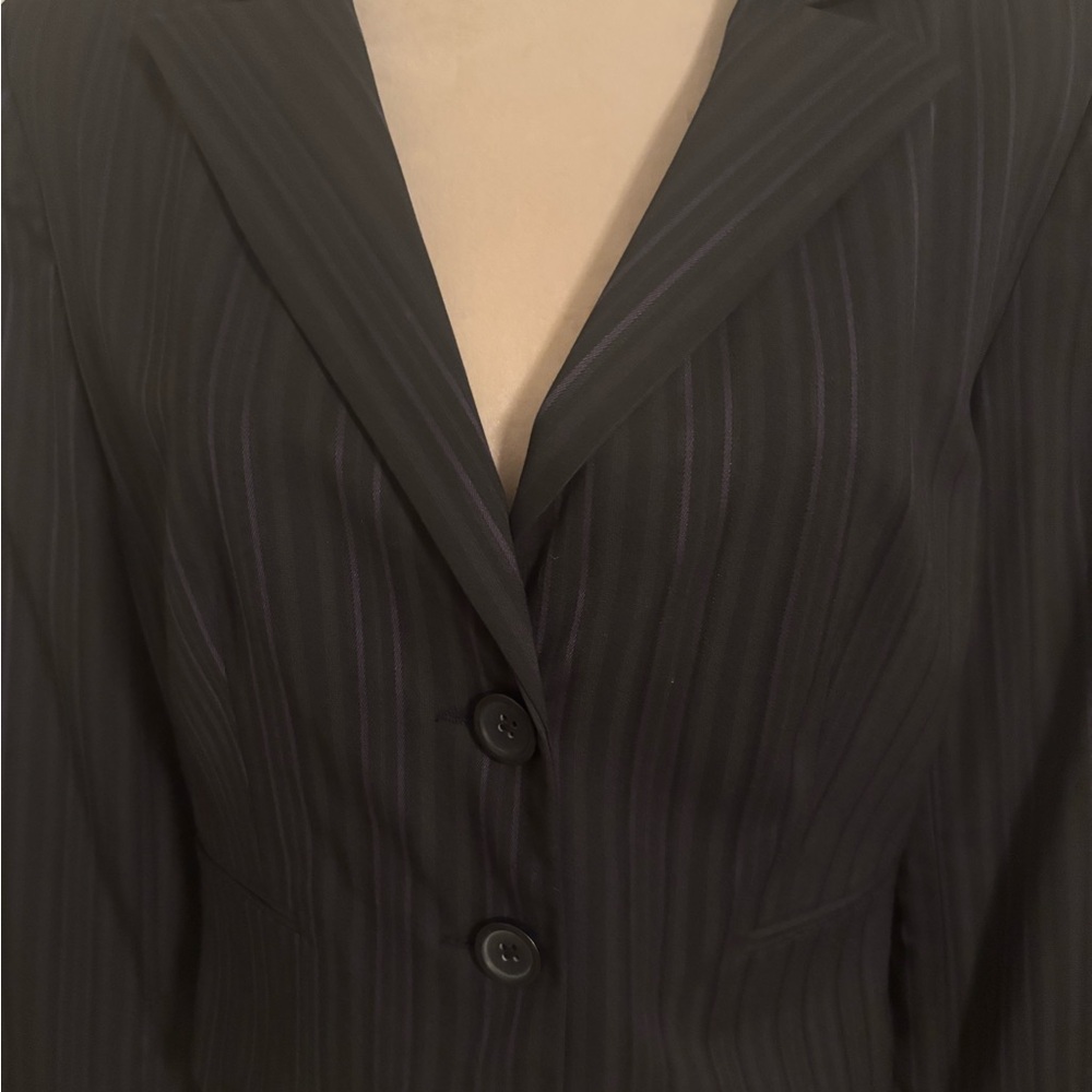NWT Express Black Pinstripe Blazer - Picture 9 of 10